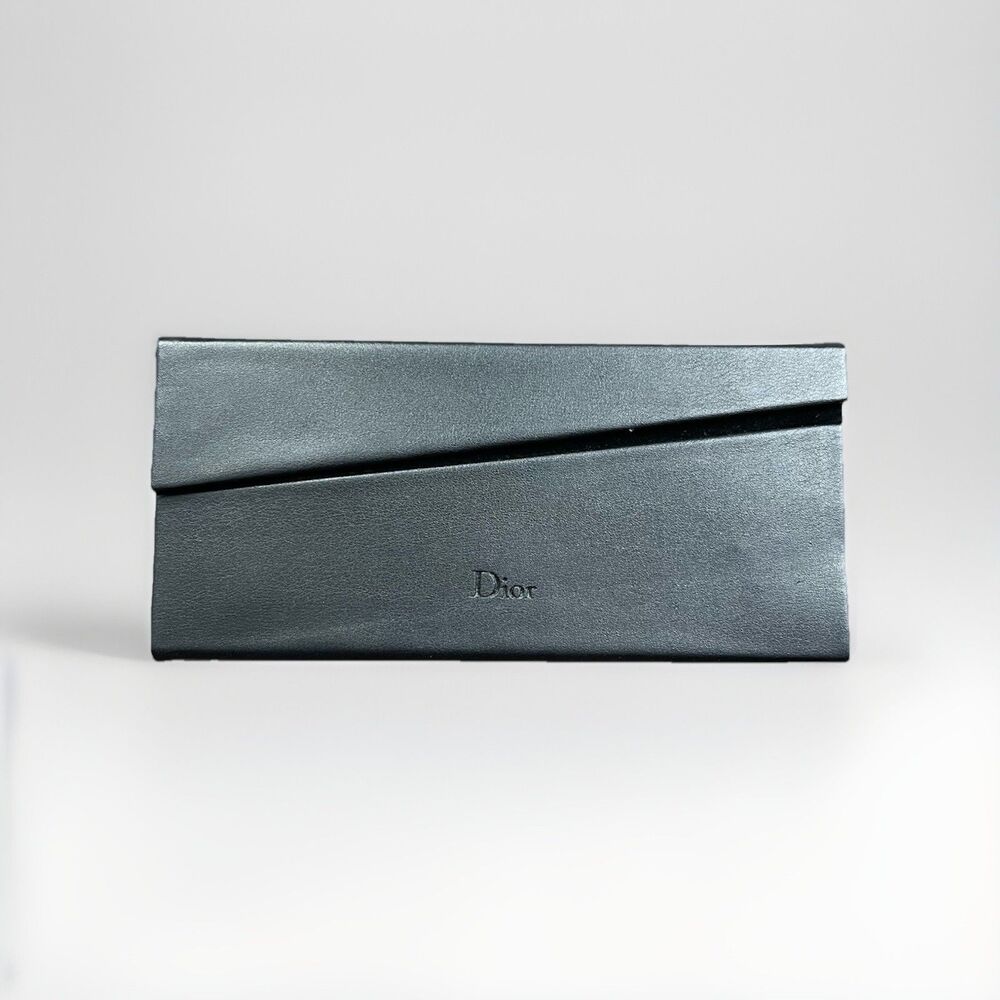 Christian Dior Folding Triangular Sunglasses Case- Case Only Black